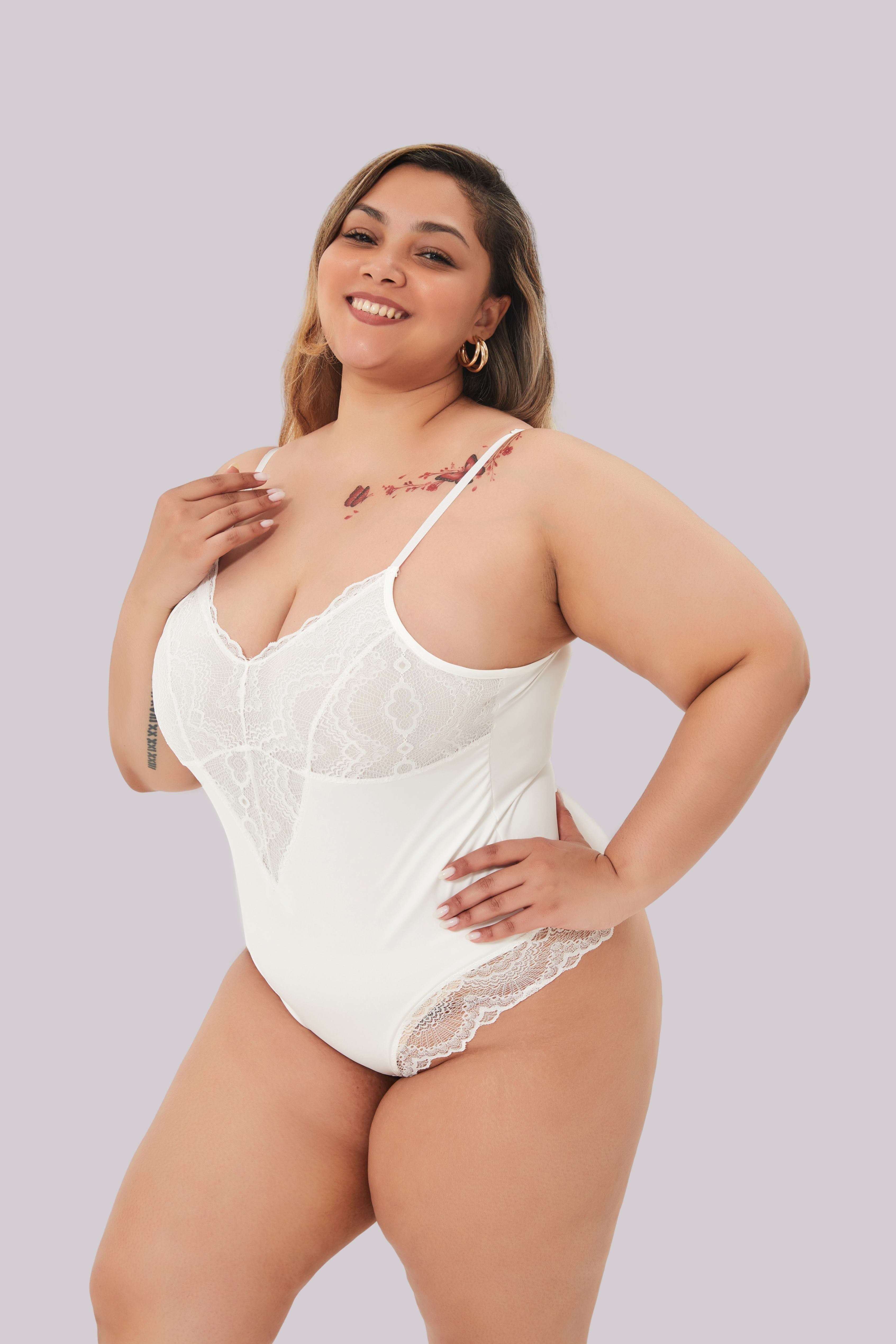 Comfit™ Rosaline - Body modellante in pizzo