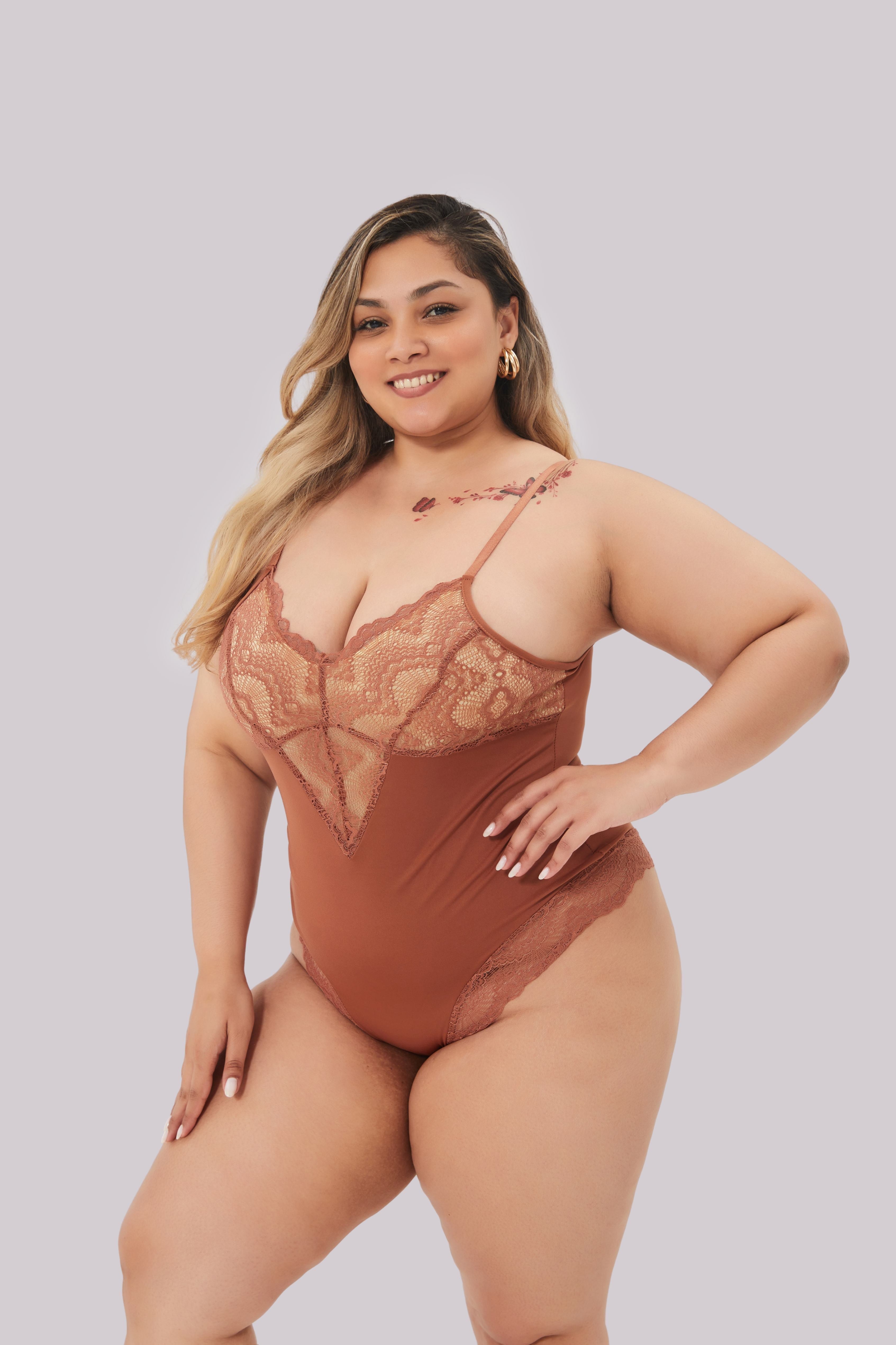 Comfit™ Rosaline - Body modellante in pizzo